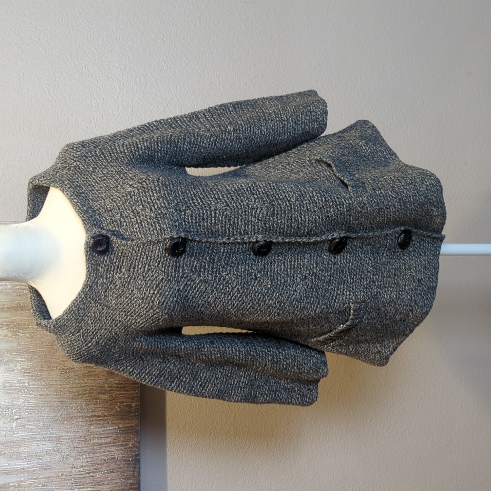 Anthropologie Manoush lambswool cardigan with large buttons